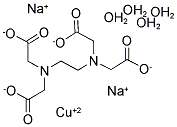 14025-15-1 disodium [[N,N'-ethylenebis[N-(carboxymethyl)glycinato]](4-)-N,N',O,O',ON,ON']cuprate(2-)