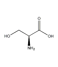 L-serine structural formula