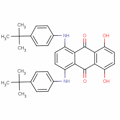 4851-50-7;71839-01-5 1,4-bis[[4-(1,1-dimethylethyl)phenyl]amino]-5,8-dihydroxyanthraquinone