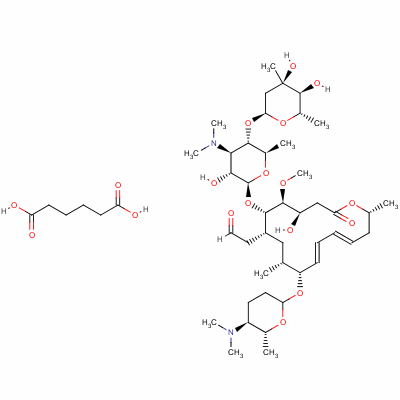 68880-55-7 Spiramycin, hexanedioate (1:1) (salt)