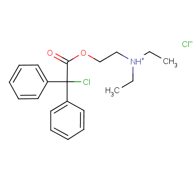 902-83-0 2-(diethylamino)ethyl chlorodiphenylacetate hydrochloride