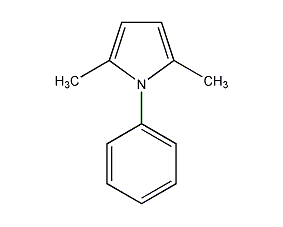 2,5-dimethyl-1-phenylpyrrole structural formula